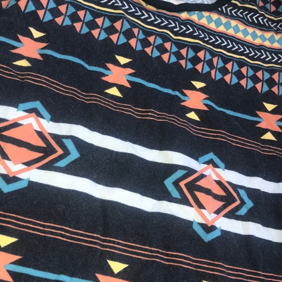 👑TOPMAN TOPSHOP medium Aztec print tank top shirt - Picture 4 of 7